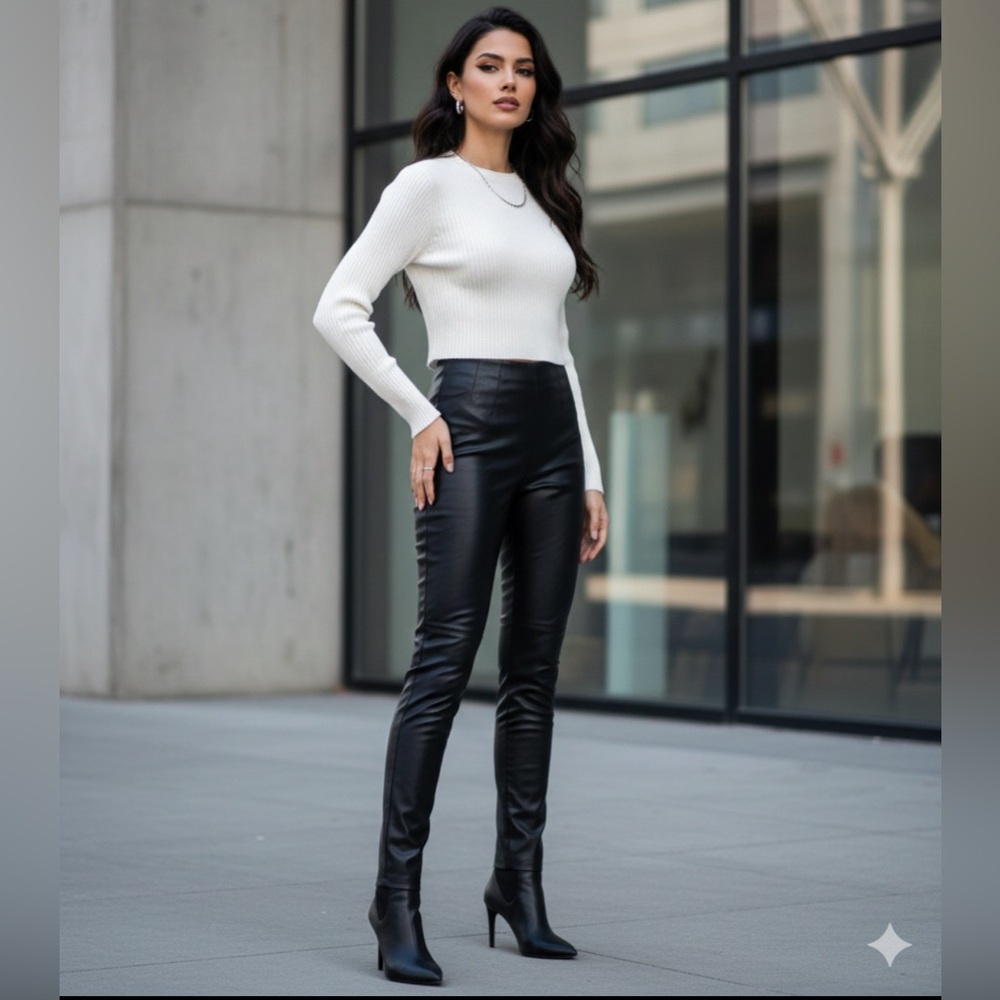 Zara Sleek Black Skinny Pants